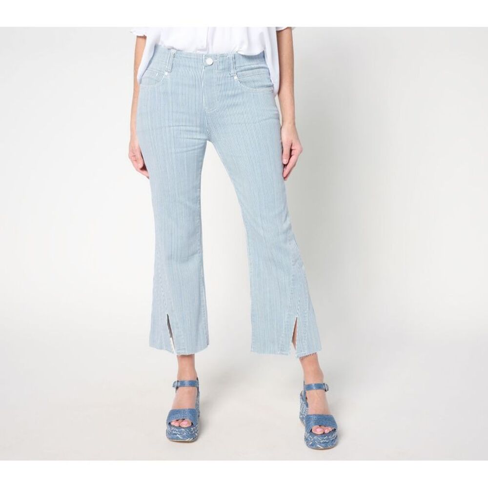 Liverpool Los Angeles Women's Pants Sz 10 Gia Glider Pull-On Twisted Blue